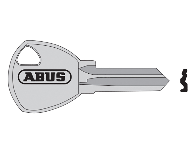 ABUS Mechanical 65/30 30mm New Profile Key Blank ABUKB12021