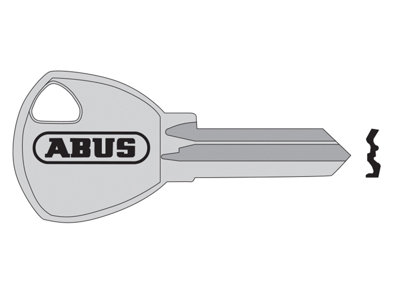 ABUS Mechanical 65/50 50mm +60 New Key Blank ABUKB12023