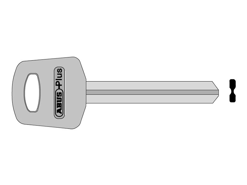 ABUS Mechanical X Plus Key Blank 23211 ABUKB23211