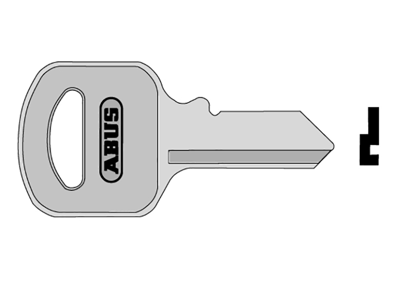 ABUS Mechanical 55/30 30mm Key Blank ABUKB28809