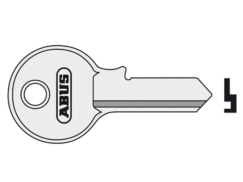 ABUS Mechanical 55/40 40mm Key Blank ABUKB28823