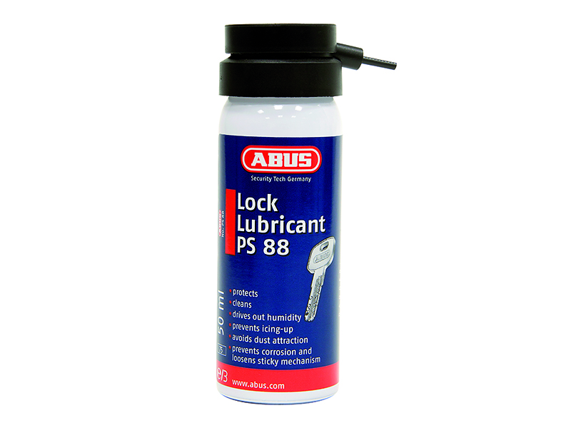 ABUS Mechanical PS88 Lock Lubricating Spray 50ml Carded ABUPS88