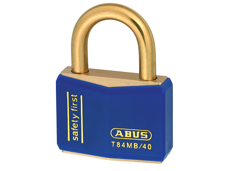 ABUS Mechanical T84MB/40mm Blue Rustproof Padlock ABUT8440BLU