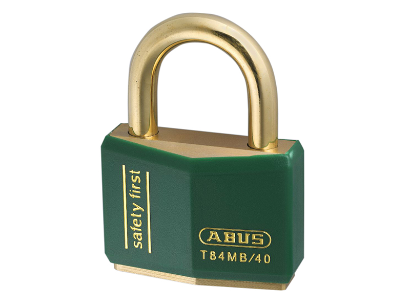 ABUS Mechanical T84MB/40mm Green Rustproof Padlock ABUT8440GRE