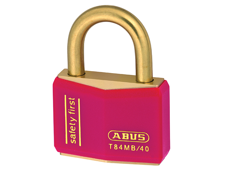 ABUS Mechanical T84MB/40mm Red Rustproof Padlock ABUT8440RED