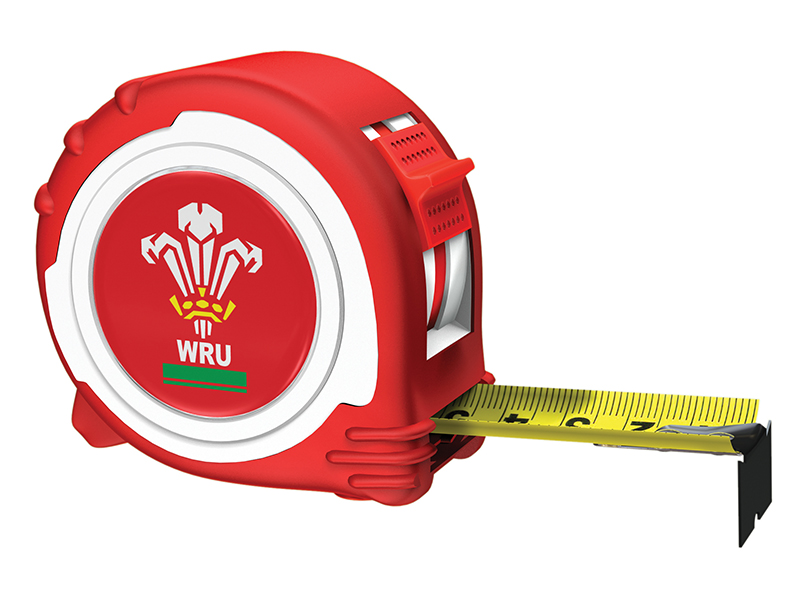 Advent Official Welsh Rugby Tape Red / White 5m/16ft (Width 25mm) ADV45025WRFU