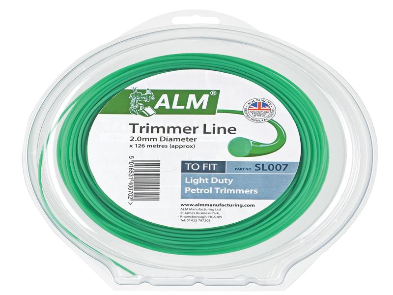 ALM Manufacturing SL007 Light-Duty Petrol Trimmer Line 2.0mm x 126m ALMSL007