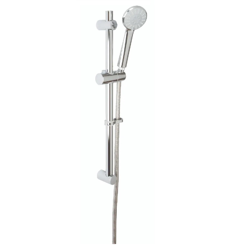 Croydex Leo Three Function Shower Riser Set - Chrome