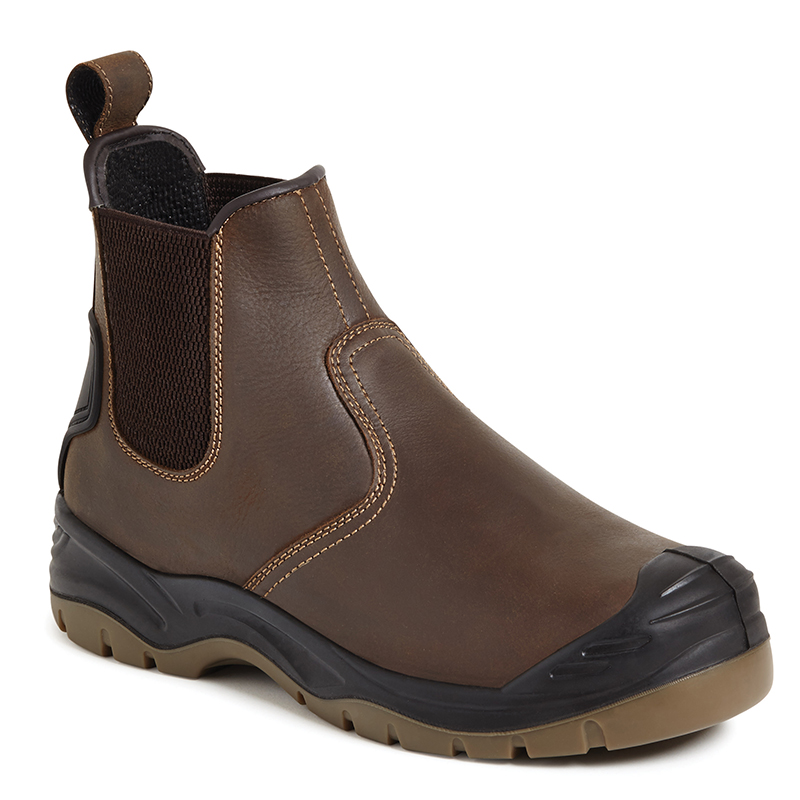 Apache AP715SM Brown Safety Dealer Boots - Size 7