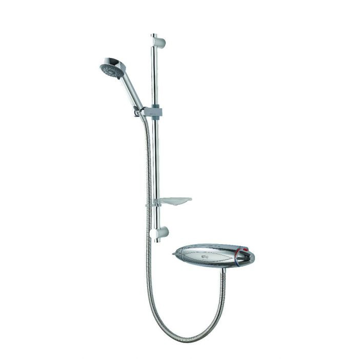 Aqualisa Colt Exposed Mixer Shower With Adj Head - Chrome