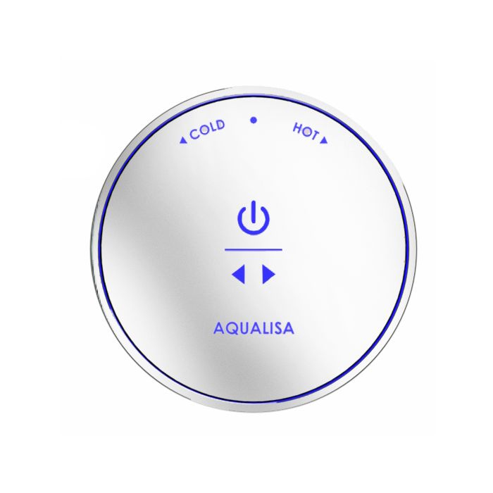 AQUALISA QUARTZ BLUE DIVERT CONCEALED SHOWER WITH ADJUSTABLE HEAD AND