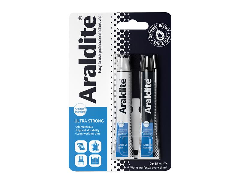 Araldite Standard Epoxy 2 x 15ml Tubes ARA400001