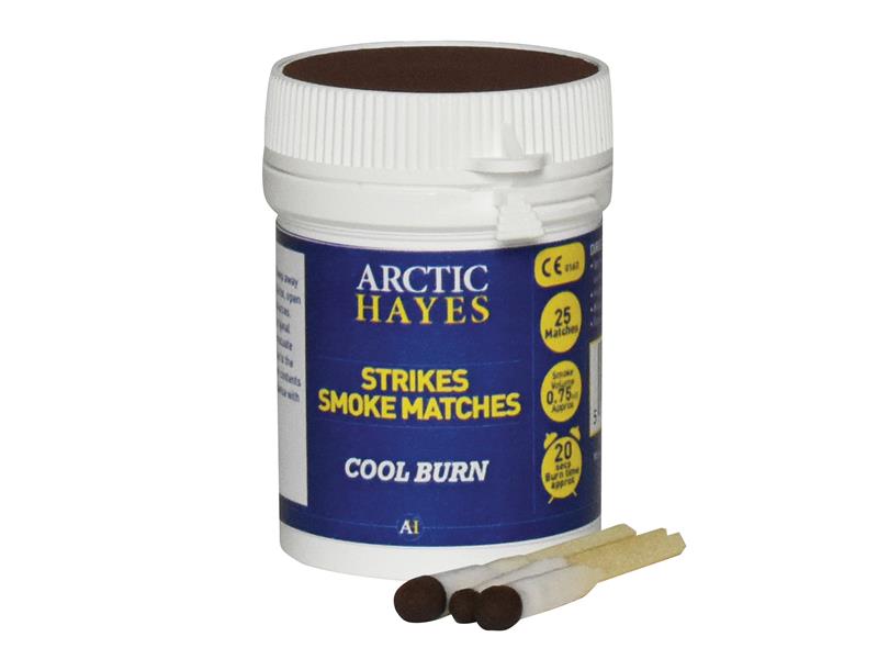 Arctic Hayes 'Strikes' Smoke Matches (Tub 25) ARC333000