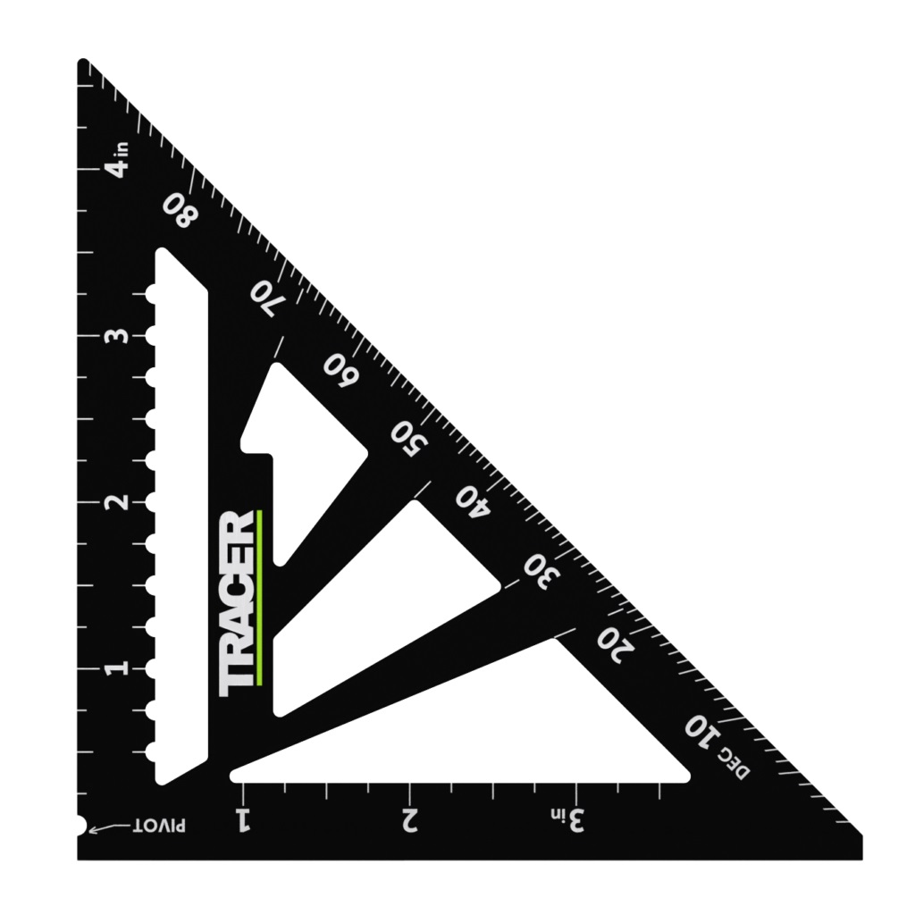 Tracer Metric Speed Square 110mm (4.5&quot;) - ASQ4M