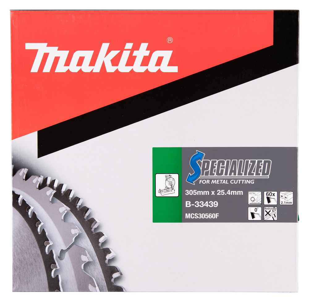 Makita Circular Saw Blade - Metal - 305mm x 25.4mm x 60Th - B-33439