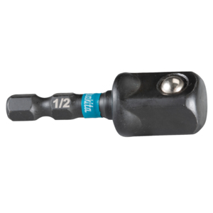 Makita Black Edition 1/4in Impact to 1/2in Socket Adapter