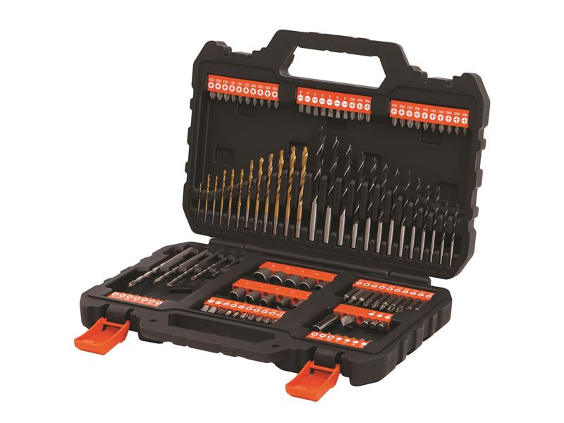 BLACK + DECKER A7200 Mixed Drilling and Screwdriving Set 109 Piece B/DA7200