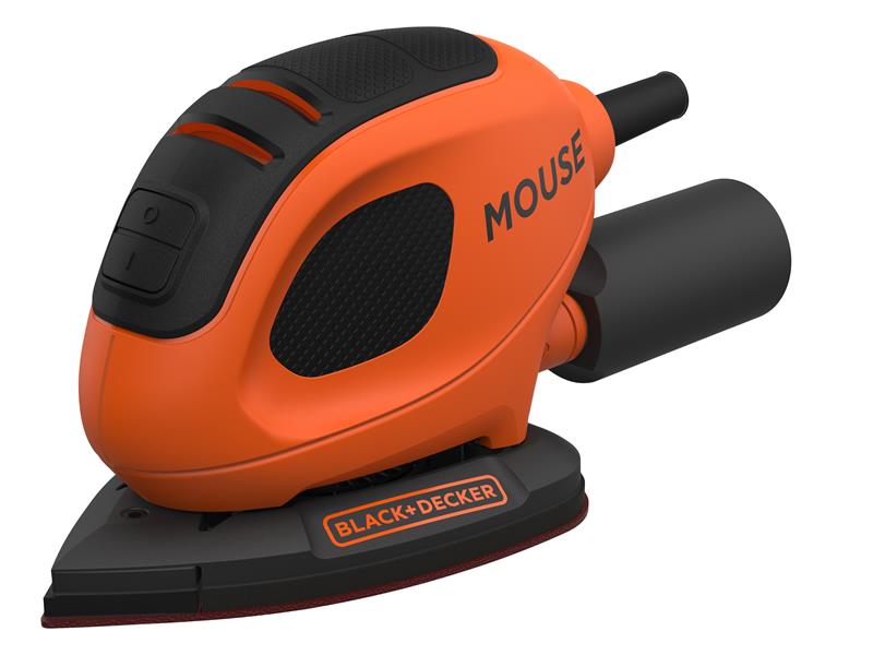 BLACK + DECKER 55W Mouse Sander + 6 Sanding Sheets B/DBEW230