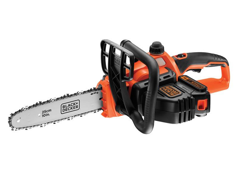 BLACK + DECKER GKC1825L20 Cordless Chainsaw 25cm Bar 18V 1 x 2.0Ah Li-ion B/DGKC1825L2