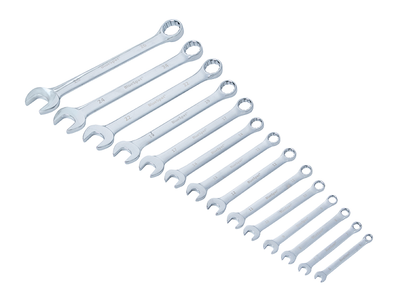 BlueSpot Tools Combination Spanner Set, 14 Piece B/S04125