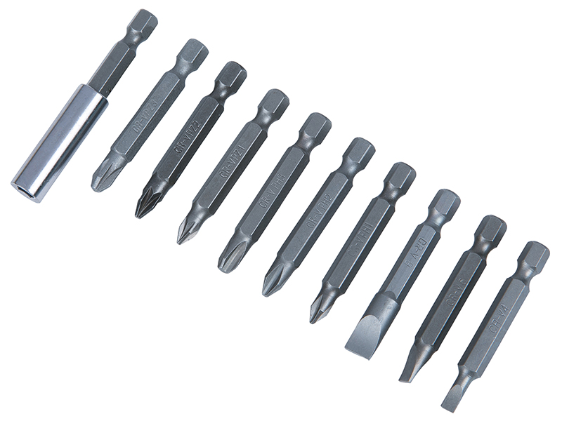 BlueSpot Tools Power Bit Set, 10 Piece B/S14120