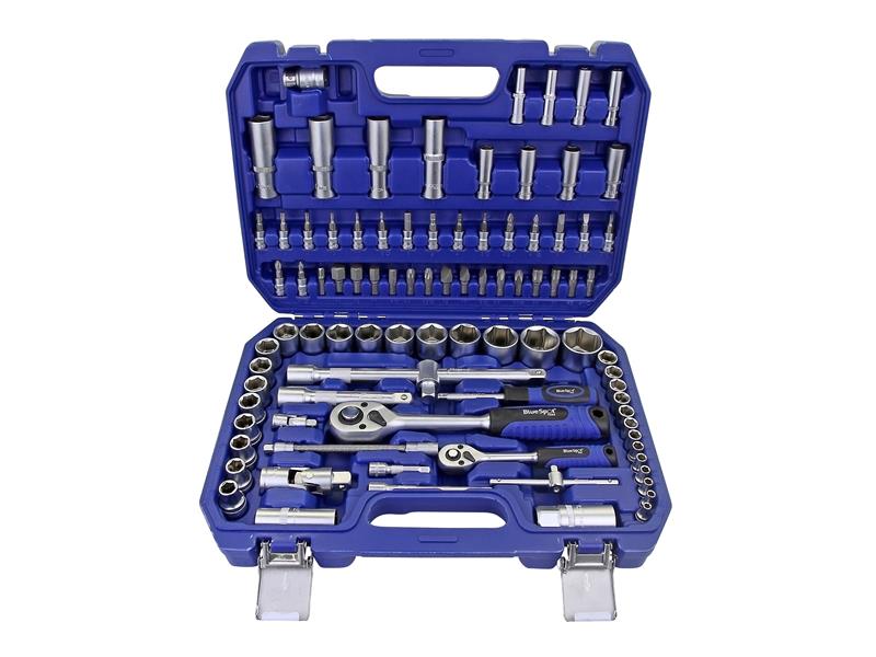 BlueSpot Tools 1/2in &amp; 1/4in Metric Socket Set, 94 Piece B/S1579