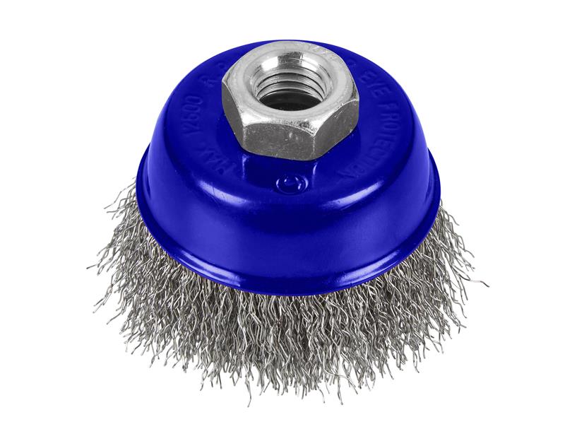 BlueSpot Tools Steel Wire Cup Brush 65mm M14 X 2 B/S19219