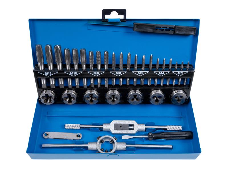 BlueSpot Tools Metric Tap and Die Set, 32 Piece B/S22301