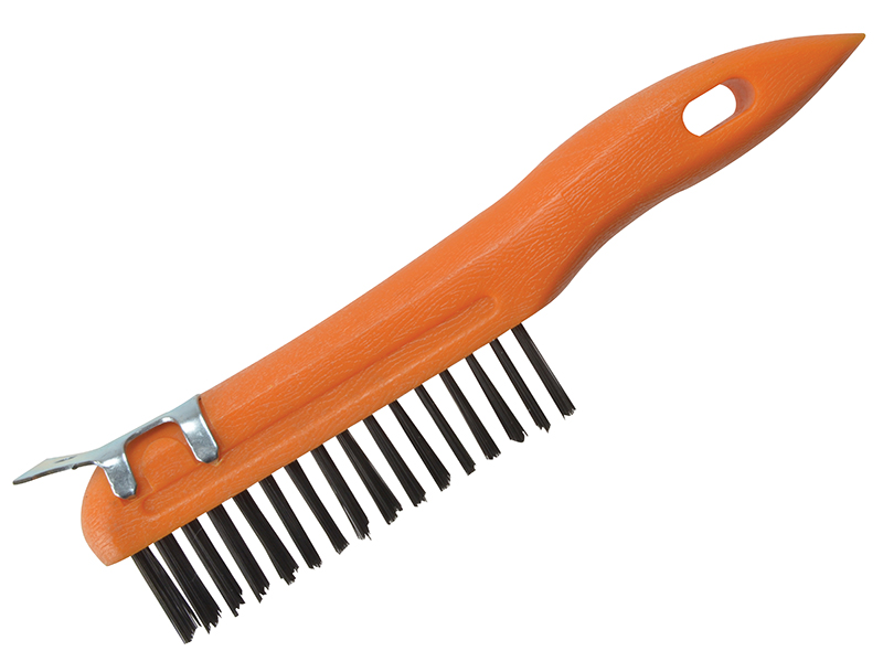 BlueSpot Tools Plastic Wire Brush &amp; Scraper B/S22523