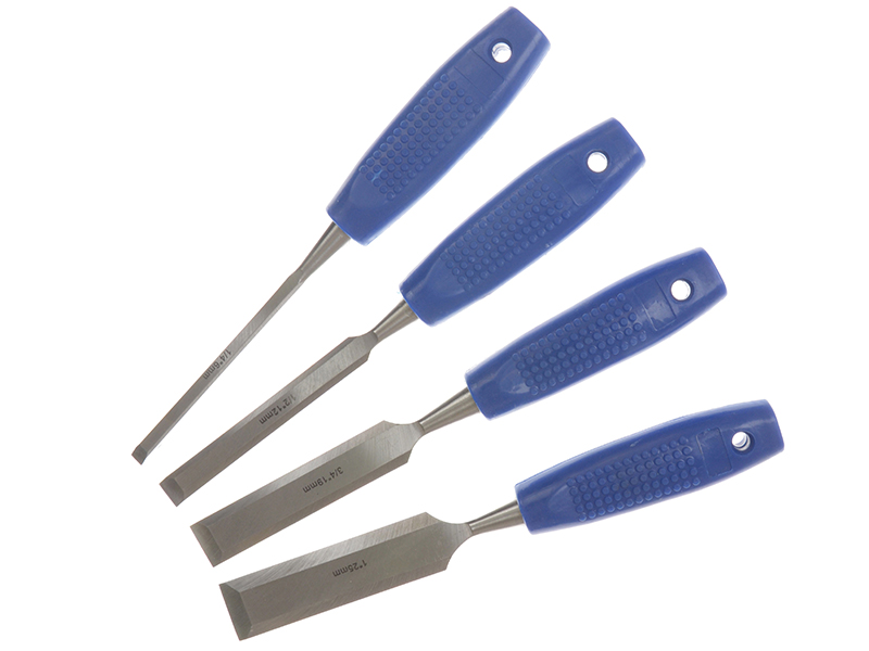 BlueSpot Tools Wood Chisel Set, 4 Piece B/S28124