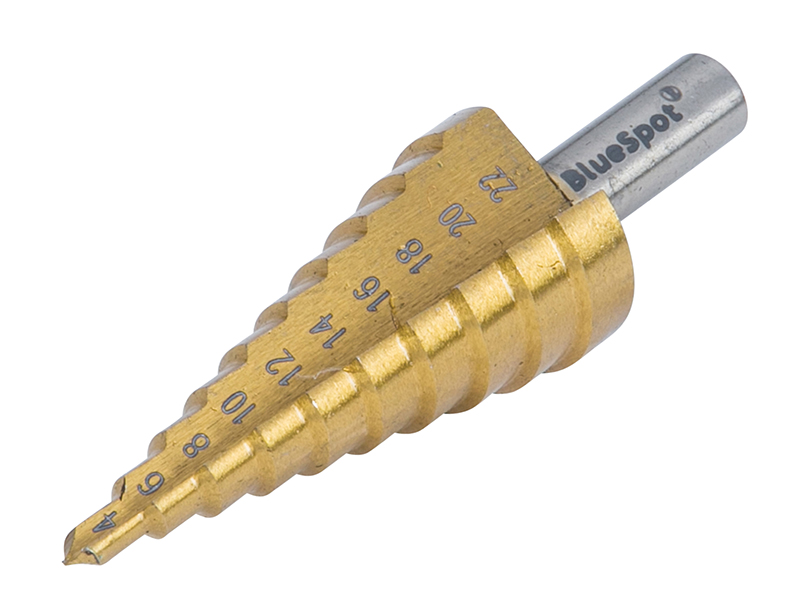 BlueSpot Tools HSS Step Drill 4-22mm B/S32050