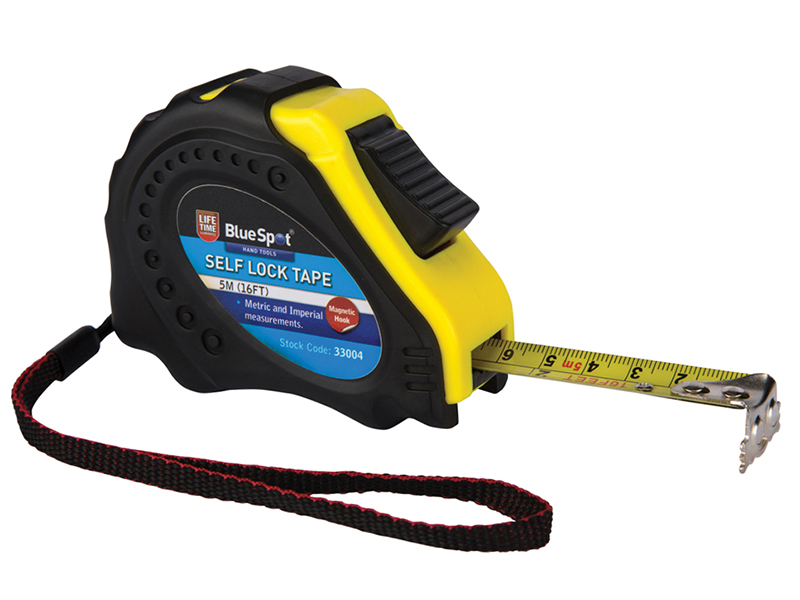 BlueSpot Tools Easy Read Magnetic Pocket Tape 5m/16ft (Width 17mm) B/S33004