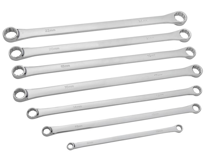 BlueSpot Tools Extra Long Ring Spanner Set, 7 Piece B/S4305