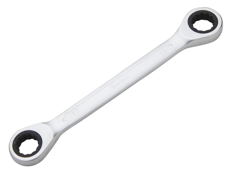 BlueSpot Tools Double End Ratchet Spanner (17-19mm) B/S5136