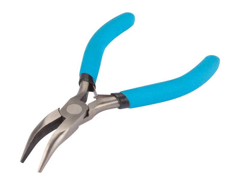 BlueSpot Tools Soft Grip Mini Bent Nose Pliers B/S8505