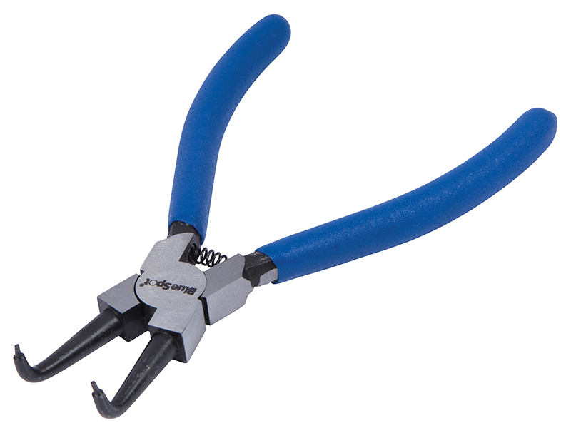 BlueSpot Tools Circlip Pliers Internal Bent 90 Tip 150mm (6in) B/S8705