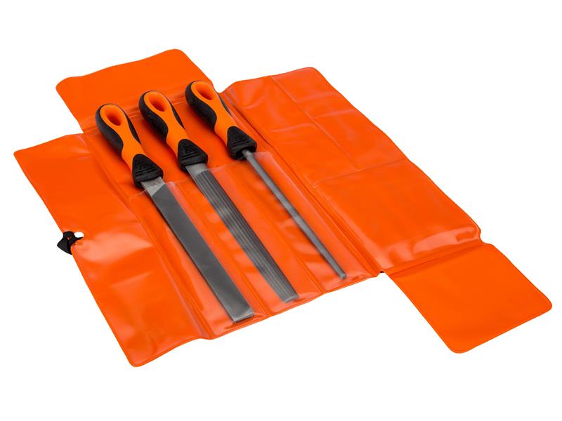 Bahco 200mm (8in) ERGO Engineering File Set, 3 Piece BAH14730822