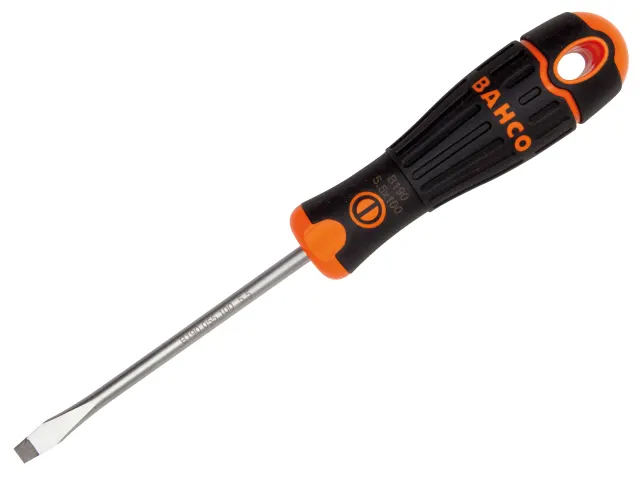 Bahco Bahcofit Screwdriver Flared Slotted Tip 5.5 x 125mm