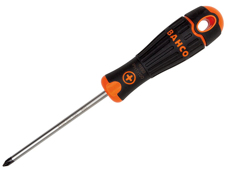 Bahco BAHCOFIT Screwdriver Phillips Tip PH0 x 75mm BAH192000075