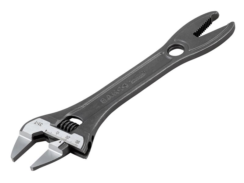 Bahco 31-T Thin Jaw Adjustable Spanner with Serrated Pipe Jaws BAH31T