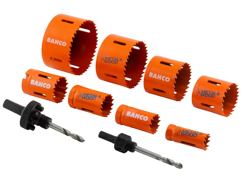 Bahco Electrician's Bi-Metal Holesaw Set, 10 Piece BAH383482EL