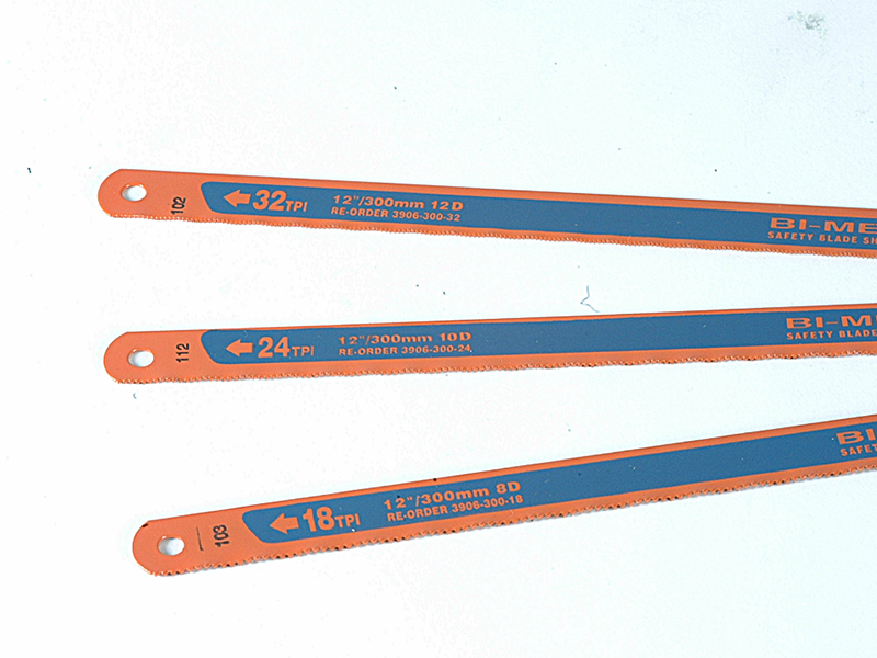 Bahco 3906 Sandflex Hacksaw Blades 300mm (12in)  (8, 24 &amp; 32 TPI) (Pack 3) BAH3906243P