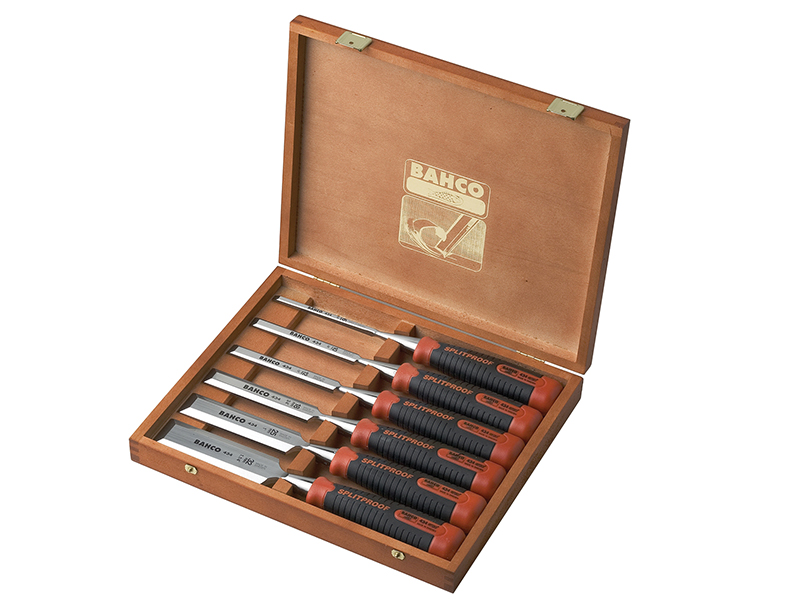 Bahco 434 Bevel Edge Chisel Set, 6 Piece BAH434S6