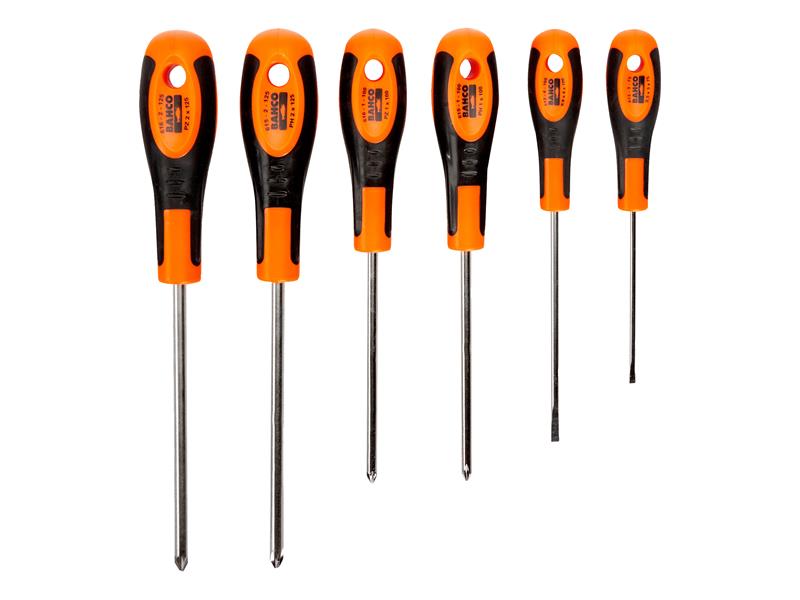 Bahco 600 Series Screwdriver Set, 6 Piece BAH6056