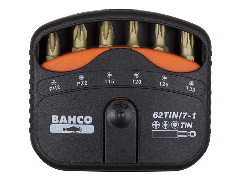 Bahco 62TIN/7-1 TiN Bit Set, 7 Piece BAH62TIN7