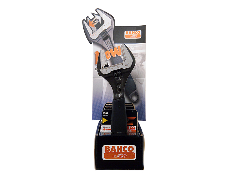 Bahco 9031-5-Disp Display (5) Adjustable Wrenches BAH90315DISP