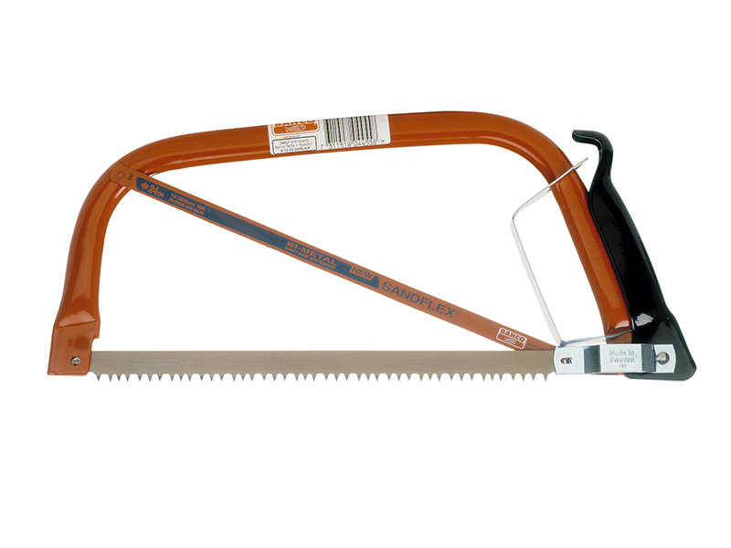 Bahco 9-12-51/3806-KP Bowsaw &amp; Extra Hacksaw Blade 300mm (12in) BAH912