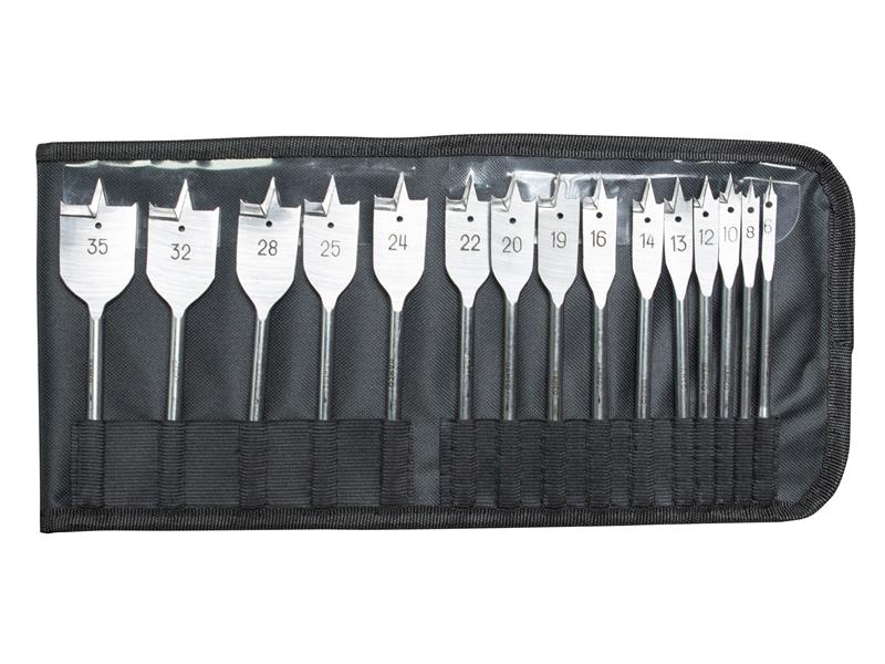 Bahco 9629 Series Flat Bit Set, 15 Piece BAH9529S15P