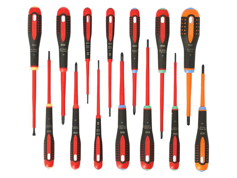 Bahco BE-9872 ERGO Screwdriver Set, 14 Piece BAH9876S