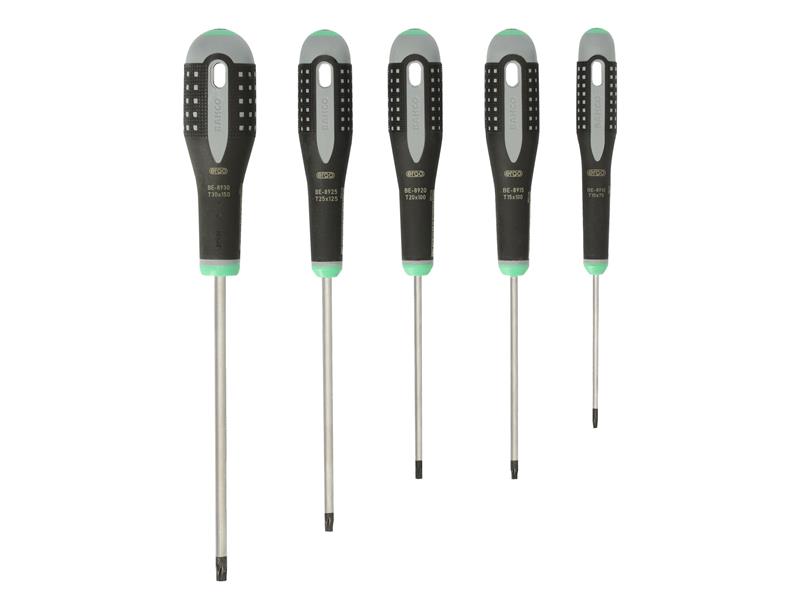 Bahco BE-9885 ERGO Screwdriver Set, 5 Piece BAH9885